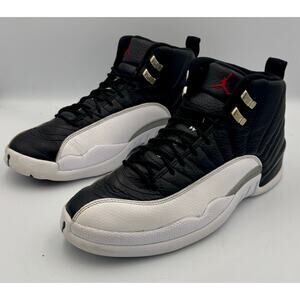 Air Jordan 12 Playoff Retro Sz11 Black White CT8013-006 # 382